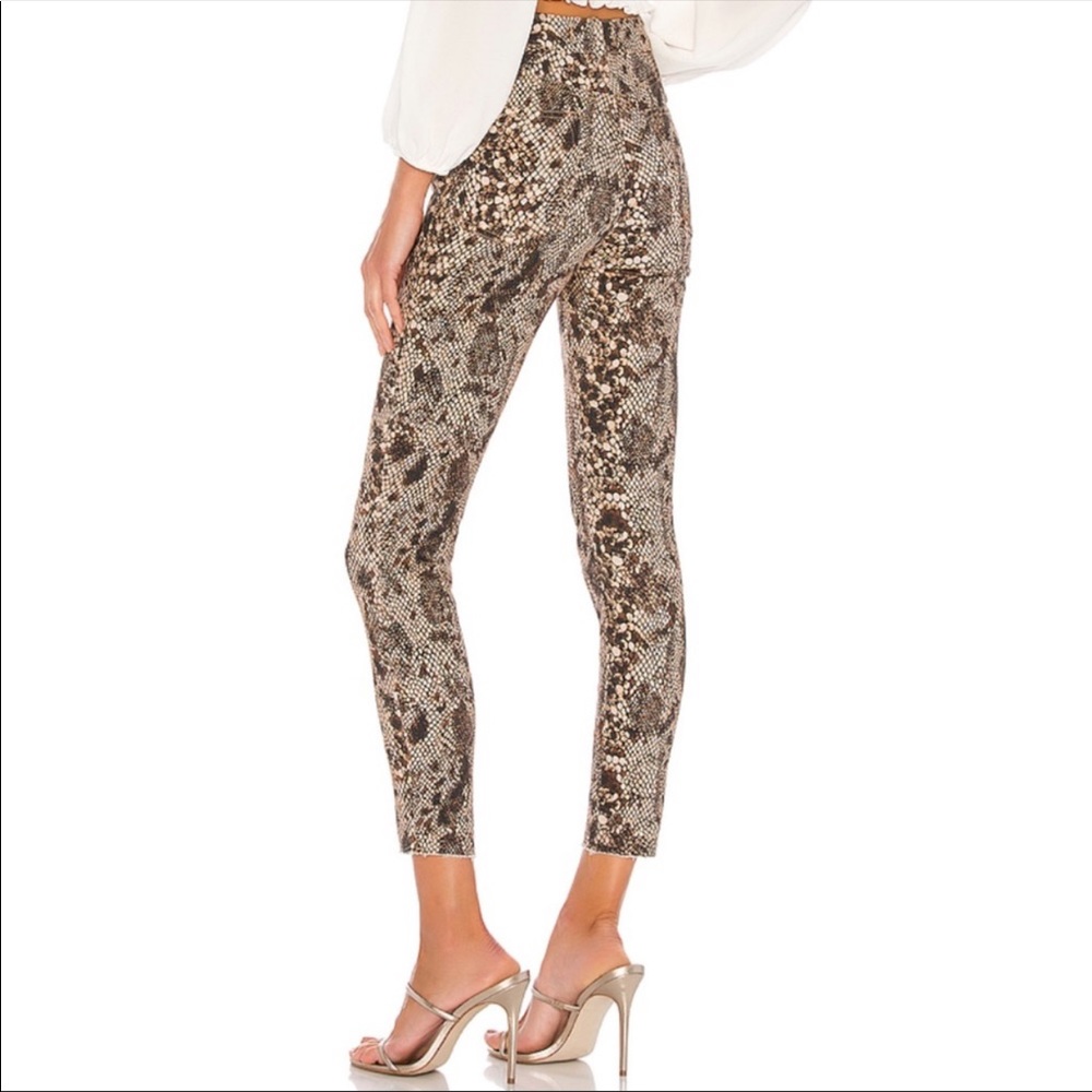 Free People High Rise Jeggings Two Faced Snakeskin - Picture 7 of 13